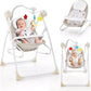 Maribel Baby Swing with Adjustable Speeds, Music, and Hanging Toys - Adenzo Comfies