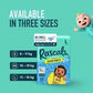Rascals Cocomelon Premium Baby Swimming Diaper Pants - Advanced Leak Protection Swimming Diaper Pants For Little Swimmers - Extra Stretchy Waistband Swim Pants Large Pack of 12.