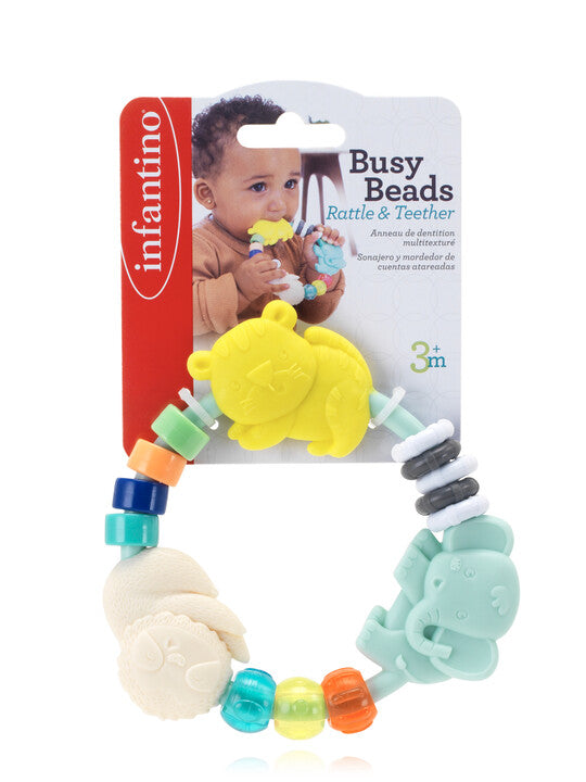 Infantino Busy Beads Rattles & Teether (F316497) 3M+