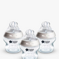 Tommee Tippee Closer to Nature Baby Bottles 0M+ – 150ml (3 Pack) BPA-Free, Anti-Colic, Easy-Latch Teat Design for Newborn Feeding, Dishwasher Safe and Comfortable Grip for Parents