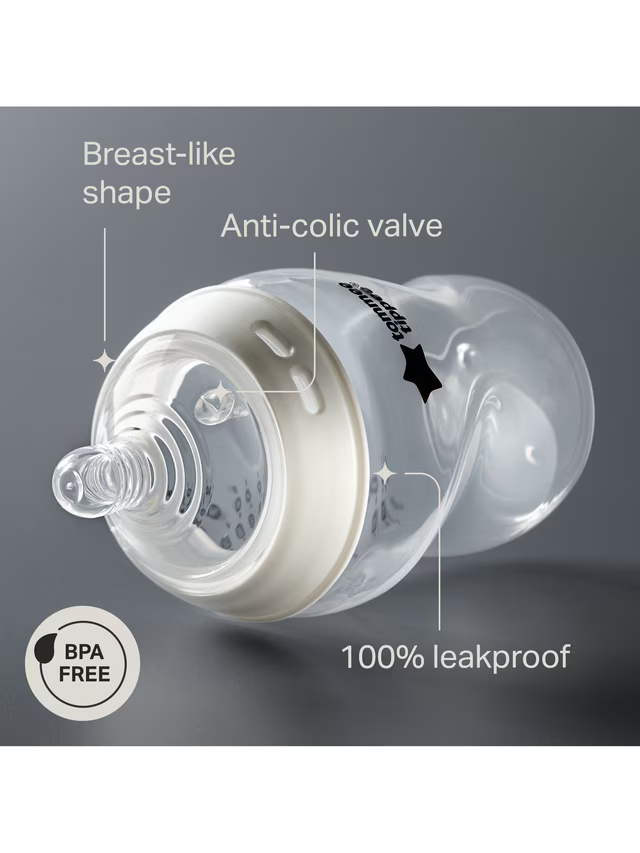 Tommee Tippee Natural Start 260ml Bottles 3 Pack.