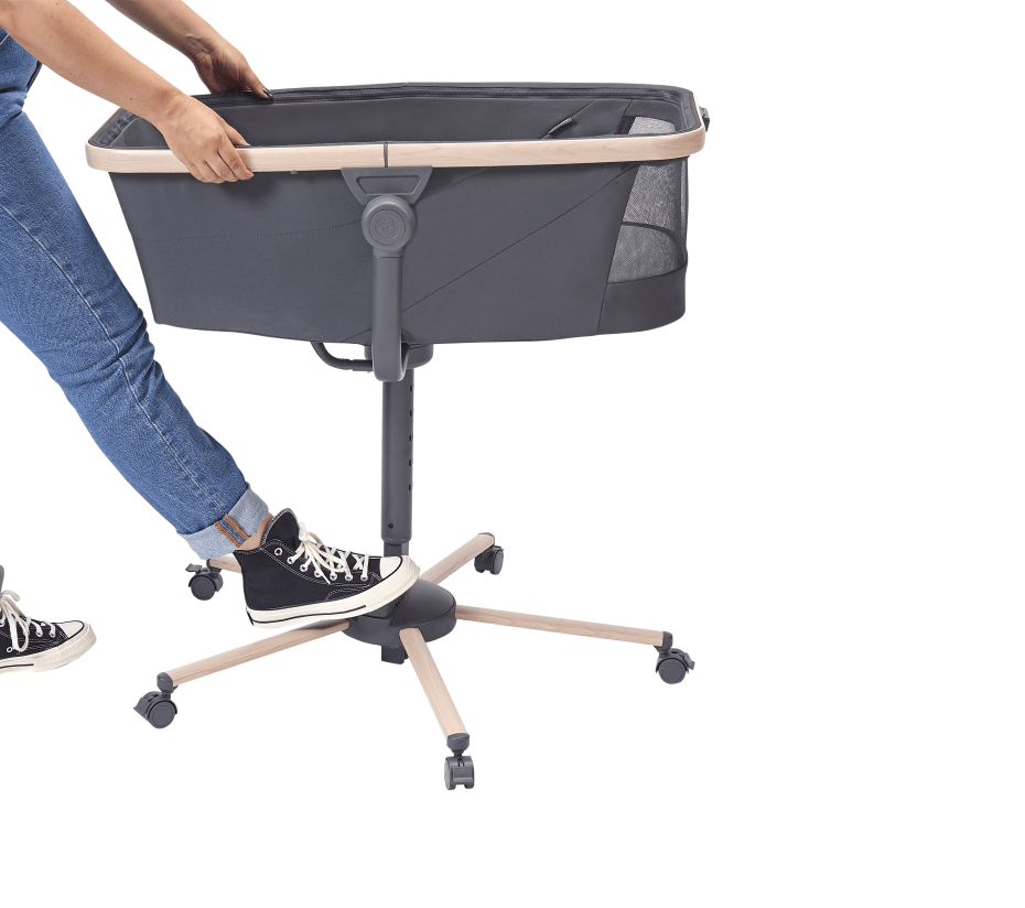 Maxi‑Cosi Alba All‑in‑One Bassinet, Recliner & Highchair – Beyond Graphite - Adenzo Comfies