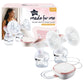 Tommee Tippee Made for Me Single/Double Electric Breast Pump – Portable, Quiet, Adjustable Suction Breastfeeding Pump with Rechargeable Battery, BPA - Free Design, and Comfortable Silicone Shields for Expressing Milk at Home or On - the - Go - Adenzo Comfies