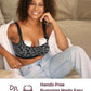 Momcozy DEX - 4-in-1 Hands Free Seamless Stretch Fabric Pumping Bra XL .