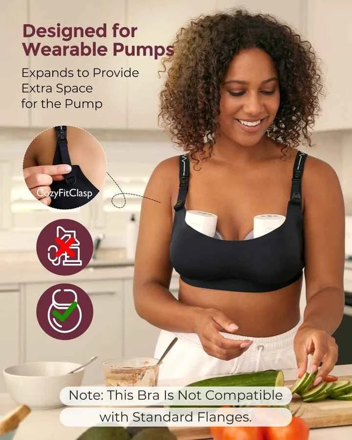 Multi-Function: Wearable Breast Pump Bra -Small.
