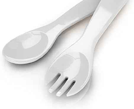 Philips AVENT Toddler Fork and Spoon, 12 Months - SCF712/00 - Adenzo Comfies