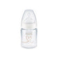 NUK First Choice+ Baby Bottle, 0 - 6 Months, Temperature Control, Silicone Teat, Anti - Colic Valve, BPA - Free, 150 ml - Adenzo Comfies