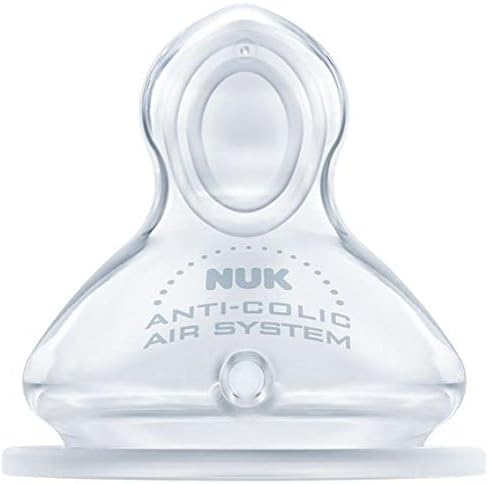Nuk First Choice Anti-Colic Latex Teat Size  (0-6 Months) 2-Pack Orthodontic.