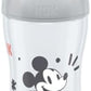 NUK Perfect Match Baby Bottle, 3+ Months, Fits Baby Palate, Temperature Control, Anti - Colic Vent, 260 ml, BPA Free, Silicone M Teat, Disney Winnie the Pooh - Adenzo Comfies