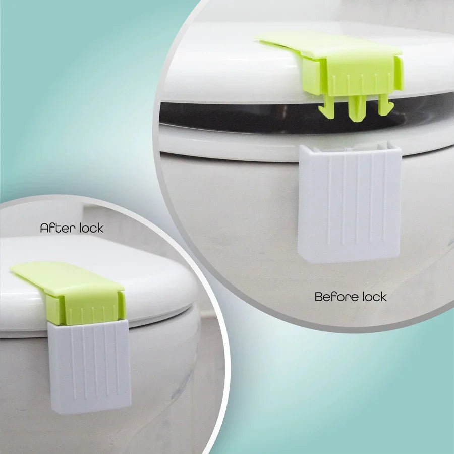 MOON Toilet Safety Latch – Child & Pet Proof, Easy Install - Adenzo Comfies