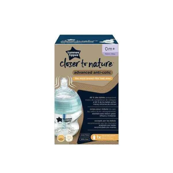 Tommee Tippee Closer to Nature Newborn Om+ Baby Bottles 5oz/150ml