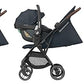 Maxi-Cosi Soho Baby Stroller, 0-4 Years, 0-22 kg, Ultra Compact Buggy, Automatic One Hand Folding Mechanism, Spacious Seat, 3 Reclining Positions, Flat Reclining Position, Essential Graphite