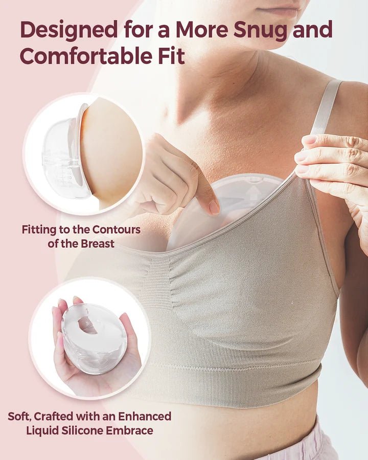Momcozy Breast Milk Collector - Silicone Breast Milk Shells for Nursing Moms. - Adenzo Comfies