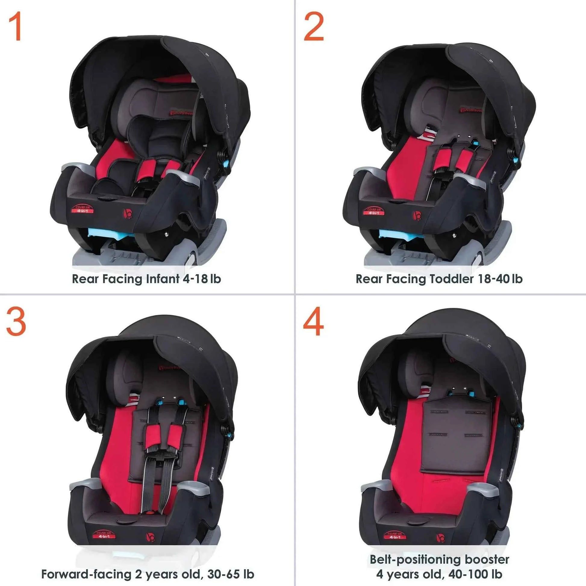 baby trend cover me 4 in 1 installation Baby Trend Cover Me 4‑in‑1 Convertible Car Seat – Adenzo Comfies