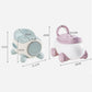 Cute Toddler Potty Potty Portable Potty Training Potty Baby Toilet Seat Baby Potty Training Toilet for Babies Easy to Clean and Assemble (Pink ) - Adenzo Comfies