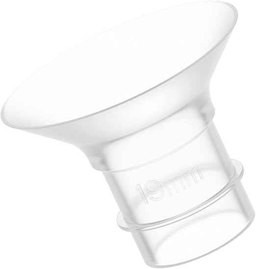 Momcozy Flange Insert 19 mm Compatible with Momcozy S9 Pro/S12 Pro. Original S9 Pro/S12 Pro Breast Pump Replacement Accessories, 1 Piece (19 mm)
