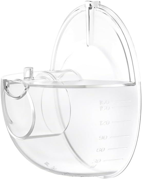 Milk Collector Only Compatible with Momcozy M5 Breast Pump,Only for M5 Breast Pump Replacement Accessories, 1 Pack.