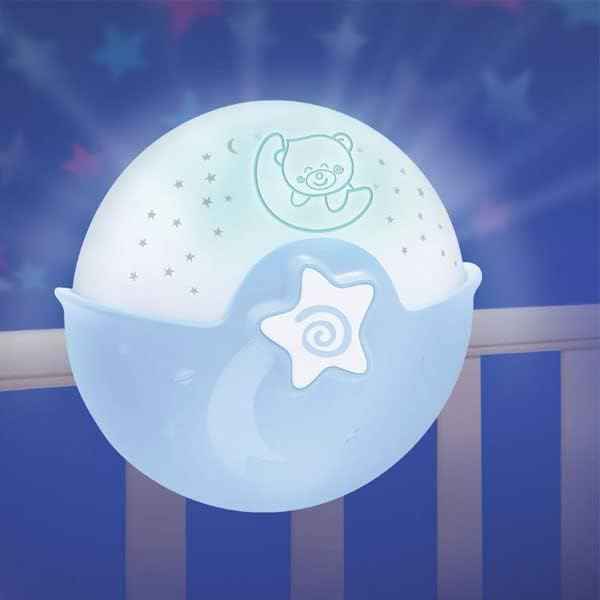Infantino Baby Wom Soothing Light & Projector|Sleeping Aids|Night Light With Music-Blue