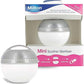 Milton Maximum Protection Mini Soother Steriliser, Silver - Adenzo Comfies
