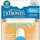 Dr Brown’s Anti - Colic Teat Level 2 Wide - Neck Options Plus Teat, 2 Pack - Adenzo Comfies