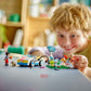 LEGO Friends 42609 Electric Car with Charging Station, Electric Car for Children, Car Toy for Role Play with Nova and Zac Figures, Small Set.