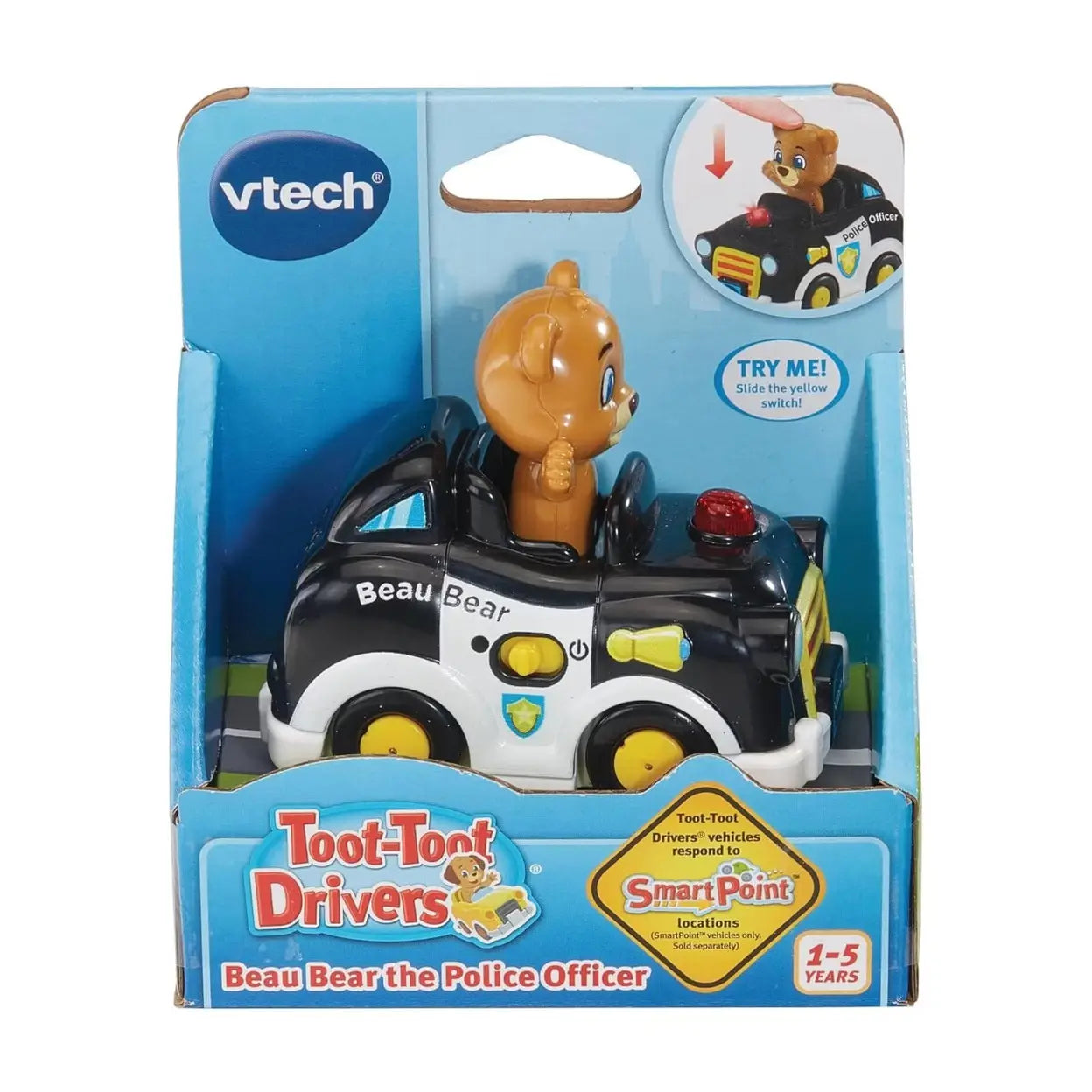 Vtech Toot-Toot Drivers Beau Bear the Police Officer