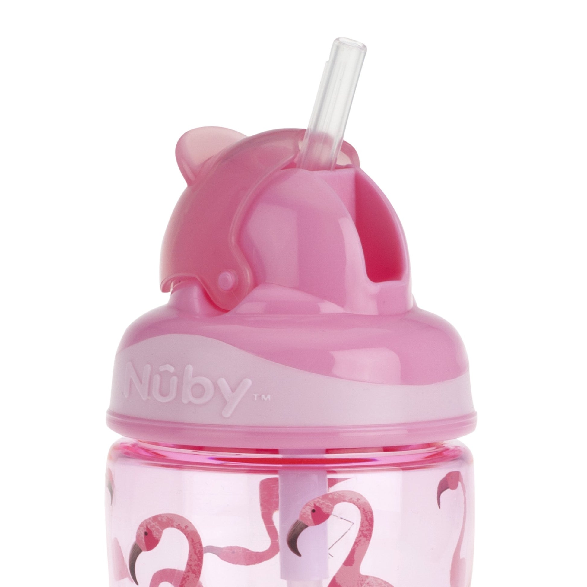 Nûby Flip - It Straw Cup for Children, Drinking Bottle with Straw for Toddlers, BPA - Free, Blue, 360 ml, 12+ Months - Adenzo Comfies