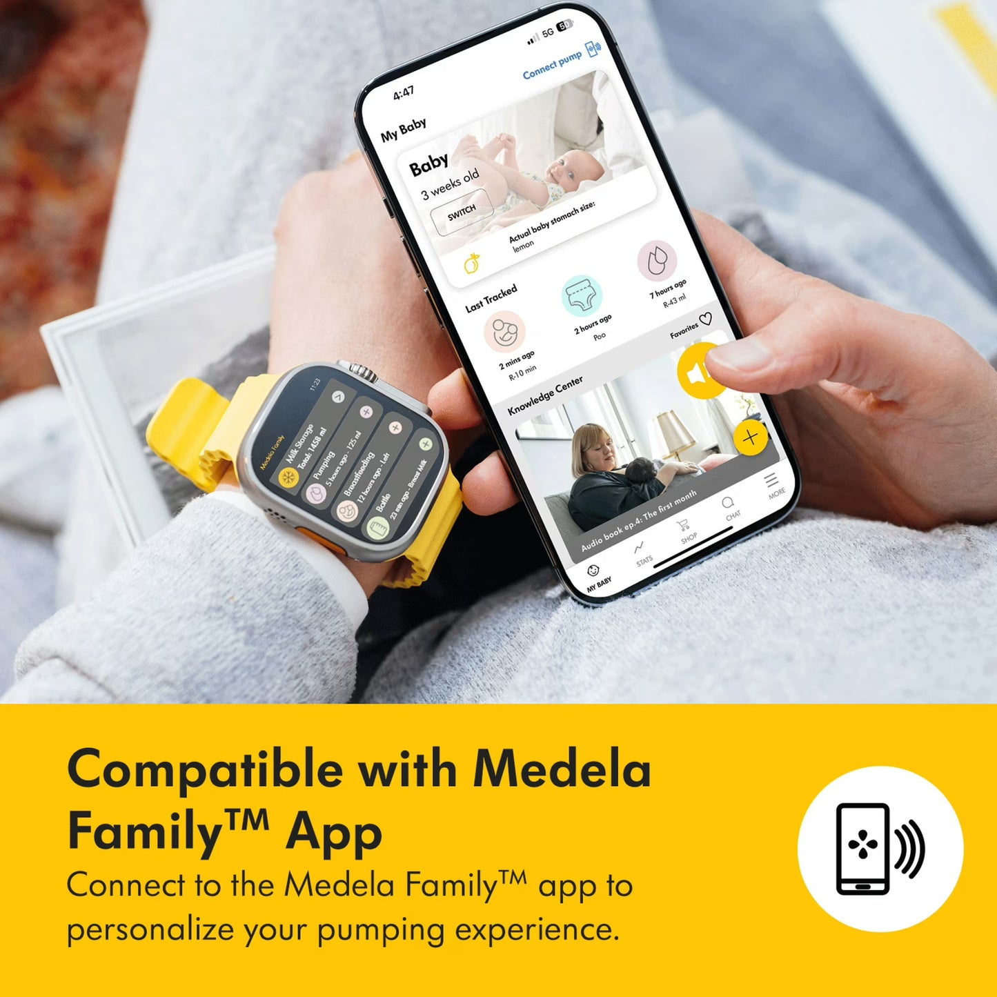 Medela Swing Maxi Hands-Free Pump - Ultimate Double Electric Solution with USB Charger