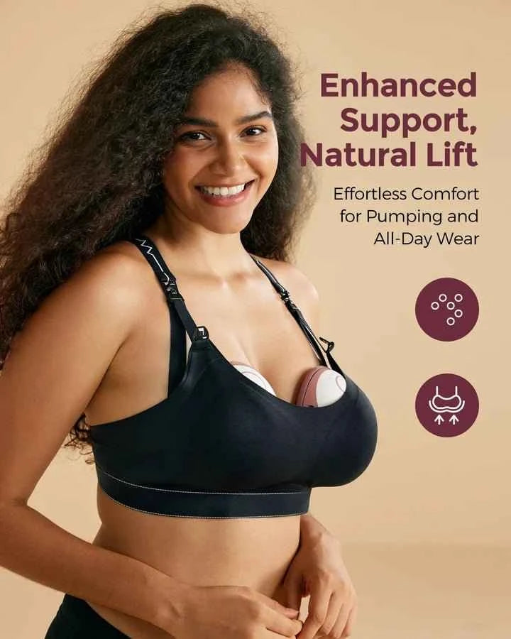 Multi-Function: Wearable Breast Pump Bra -Small.