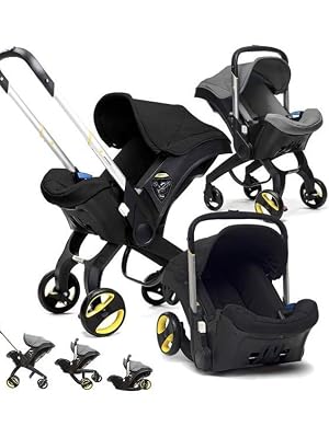 4 in 1 Stroller for 0m+, Car Seat & Stroller in 1 | 3 Reclining Positions, i-Size Certified, Enhanced Safety & Comfort Travel System - Adenzo Comfies