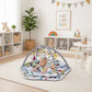 4 in 1 Newborn Baby Activity Gym Play Mat And Ball Pit - Black/White - Adenzo Comfies
