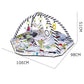 4 in 1 Newborn Baby Activity Gym Play Mat And Ball Pit - Black/White - Adenzo Comfies