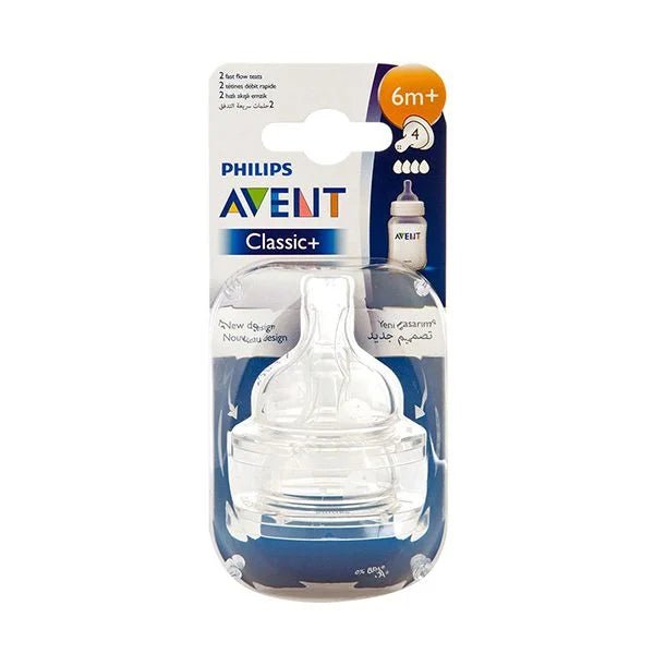PHILIPS AVENT TEAT FAST FLOW 4 HOLES - Adenzo Comfies