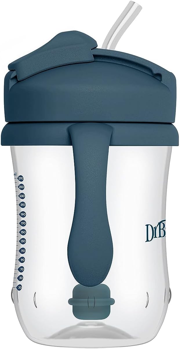 Dr. Brown's Milestones Baby's First Straw Cup, Blue, 1-Pack. - Adenzo Comfies