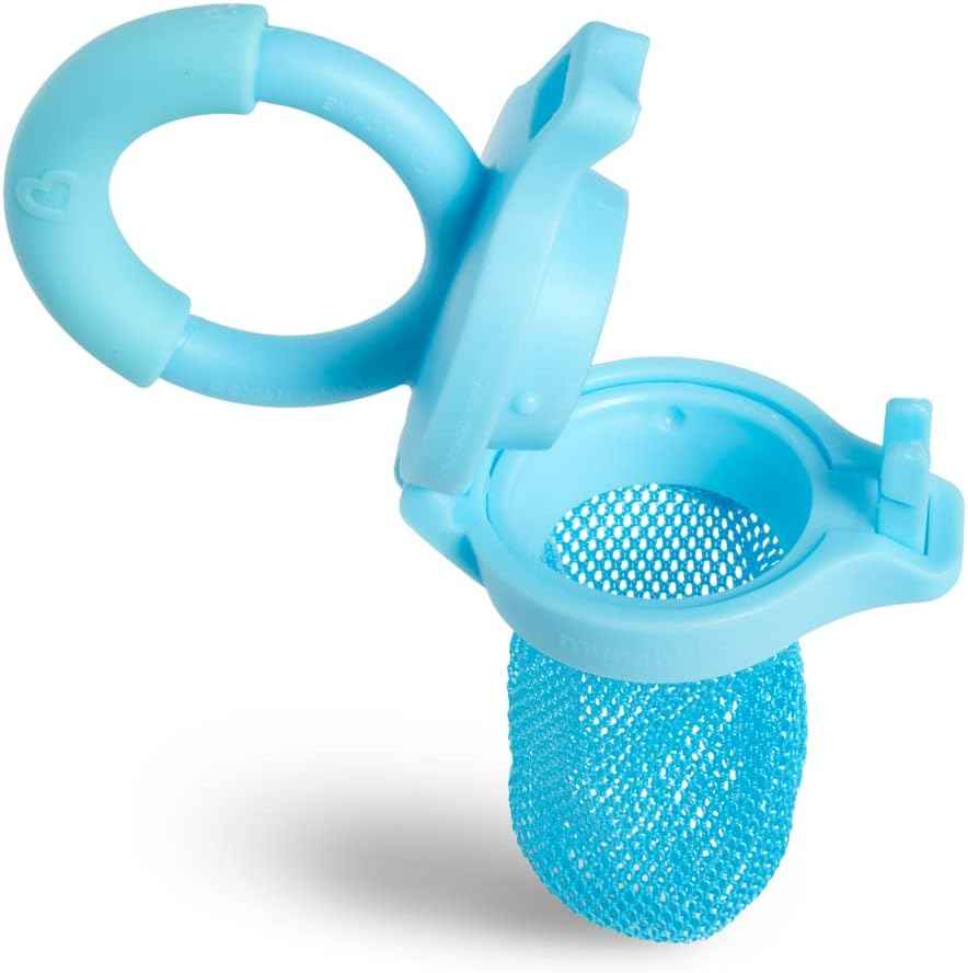 Munchkin Fresh Food Feeder, Fruit Feeder, Pacifier, Teether, Baby Teether, BPA Free Mesh Feeder for Infants, infant/baby, 6 months and above- Assorted