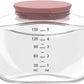 1 Pack Breastmilk Collection Replacement Accessories for Momcozy Upgraded Mobile Flow M9, Upgraded M9 Milk Container with Red Silicone Cap, Not Mom Cozy Original Parts.