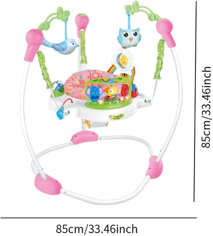 Multifunctional Baby Jumping Activity Center, Discovery Activity Jumper, Boys Girls Interactive Baby Bouncer for Kids - Adenzo Comfies
