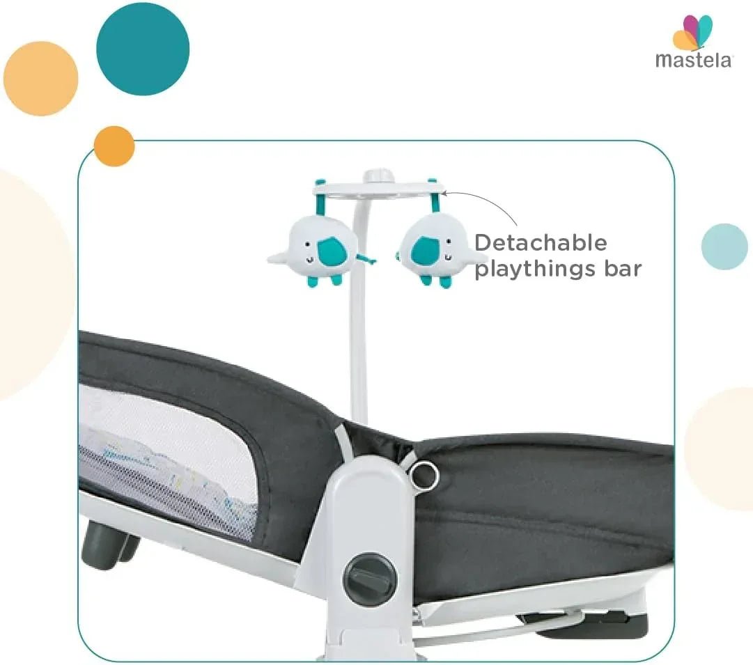 Mastela 6 - in - 1 Multi - Function Baby Bassinet – Cradle, Rocker, Seat, Playpen & Travel Cot - Adenzo Comfies