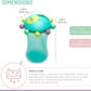 Melii Abacus Straw Sippy Cup, 340 ml, 12+ Months, Spill - Resistant Training Cup, Fun Bead Design, BPA - Free & Dishwasher Safe - Adenzo Comfies