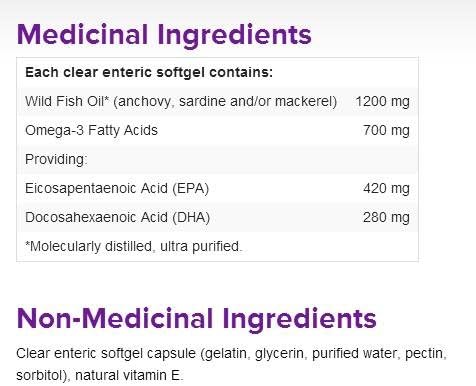 Webber Naturals Omega-3 Extra Strength 700 mg EPA/DHA · Super Concentrated , 100 Soft gels