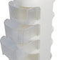 4 Tier Storage Rack on Wheels, Drawer Storage Cart with Transparent Drawers, Multi-purpose Rolling Storage Rack, Compact Structure, Ideal for Baby Supplies - Adenzo Comfies