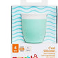 Munchkin C’est Silicone! Open Toddler and Baby Cup for Babies and Toddlers 4 Months+, Ideal Transition Sippy Cup and Suitable Free Flow Sippy Cup for Baby and Toddler weaning, 2oz/59ml, Mint