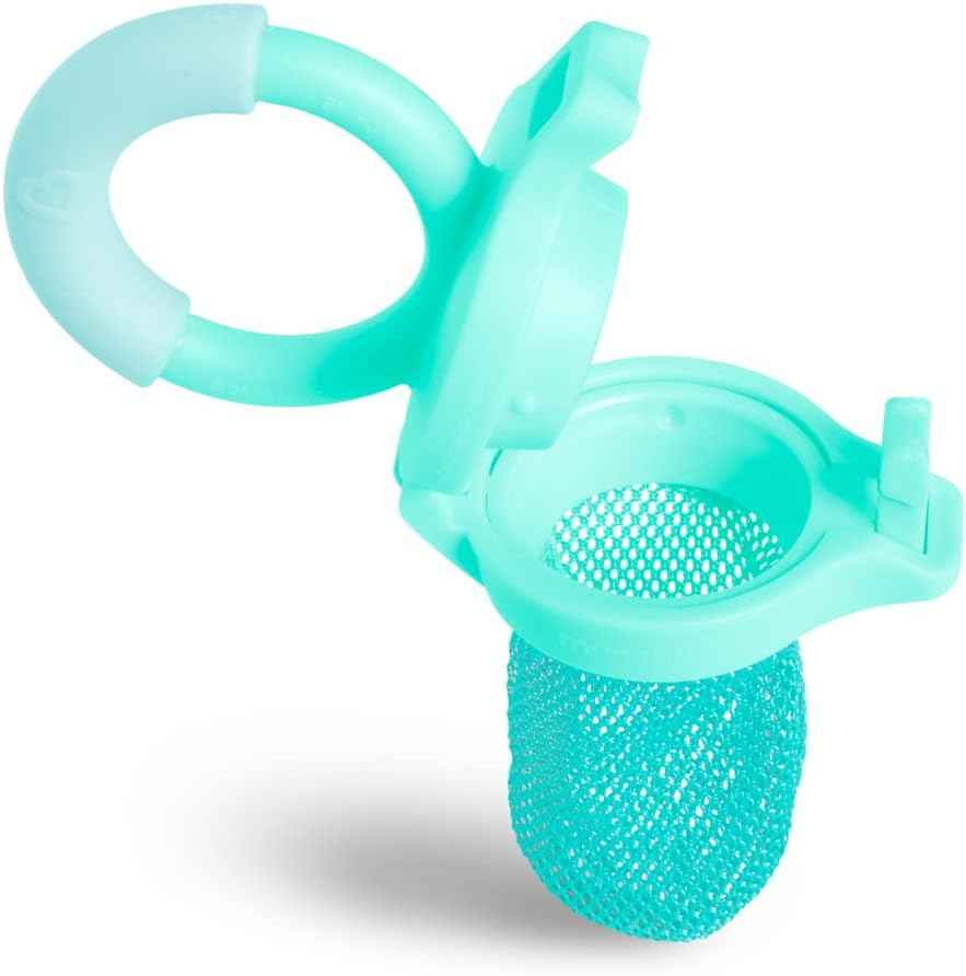 Munchkin Fresh Food Feeder, Fruit Feeder, Pacifier, Teether, Baby Teether, BPA Free Mesh Feeder for Infants, infant/baby, 6 months and above- Assorted