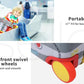 Kids Trolley Case, Ride - On Suitcase 2 in 1 Kid Luggage Organizer Waterproof Carry On Travel Bag Children's Motorcycle Trunk Storage Box - Adenzo Comfies