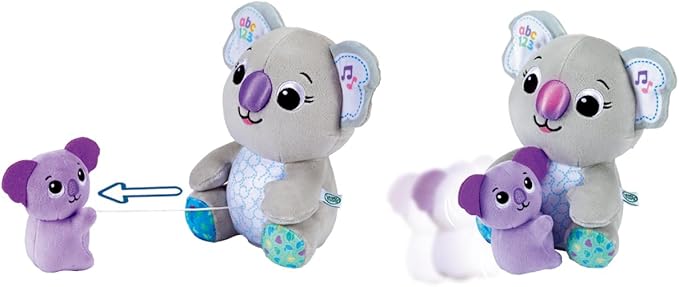 Leapfrog VTech Koala Family Hugs and Kisses Toy for Babies from 9 Months Interactive Plush Koala Learn Numbers Letters and Words ESP Version