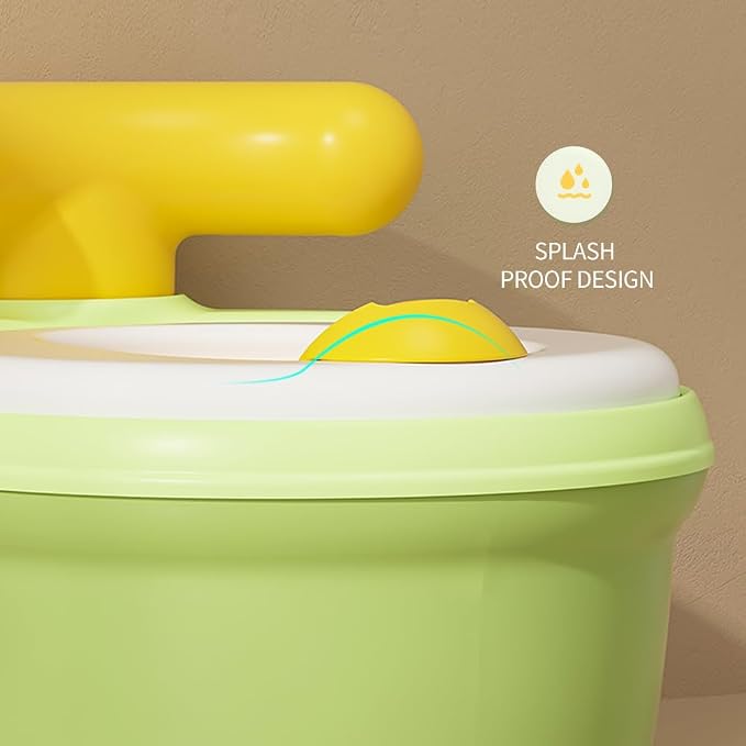 4in 1 Baby Potty+Training Seat+Little Sofa+Step Stool, Multi-Function For Baby Toddler Kids Boy Girl Yellow Green Portable Toilet Chair 4IN1-PTY-GRN.