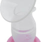 Manual Bubbles Silicone Breast Pump with Suction Base – Soft Food Grade Silicone – Lightweight Milk Collector – Easy to Use & Clean