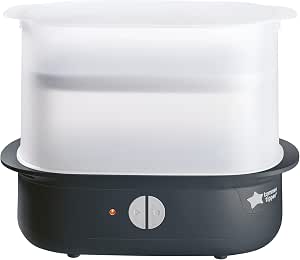 Tommee Tippee Supersteam Electric Steam Steriliser, Black, for Baby Bottles, Soothers and Feeding Accessories. - Adenzo Comfies