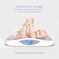 Hubble Connected Grow Smart Digital Baby Weighing Scale for Newborn Babies & Infants, Large LCD Display, Soft Changing Pad, 4-Sensor Technology, Tare & Hold Function.