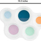 The First Years TFY Senseables Tasty Plate, Fun Mealtime Plate with Compartments, Engaging Design, 0 Month+ - Adenzo Comfies
